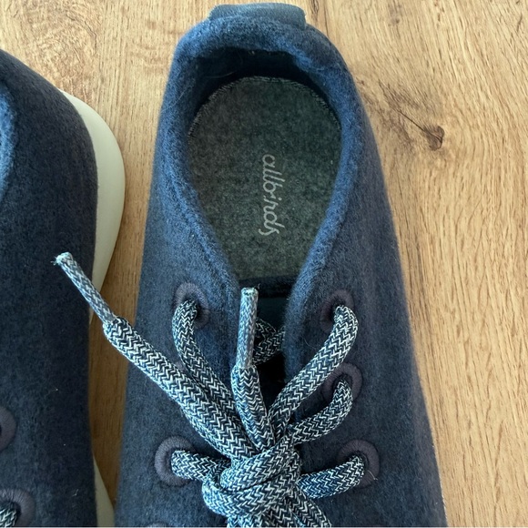 Allbirds Men's Wool Runners - Navy / Cream - Size 9 - Picture 5 of 9